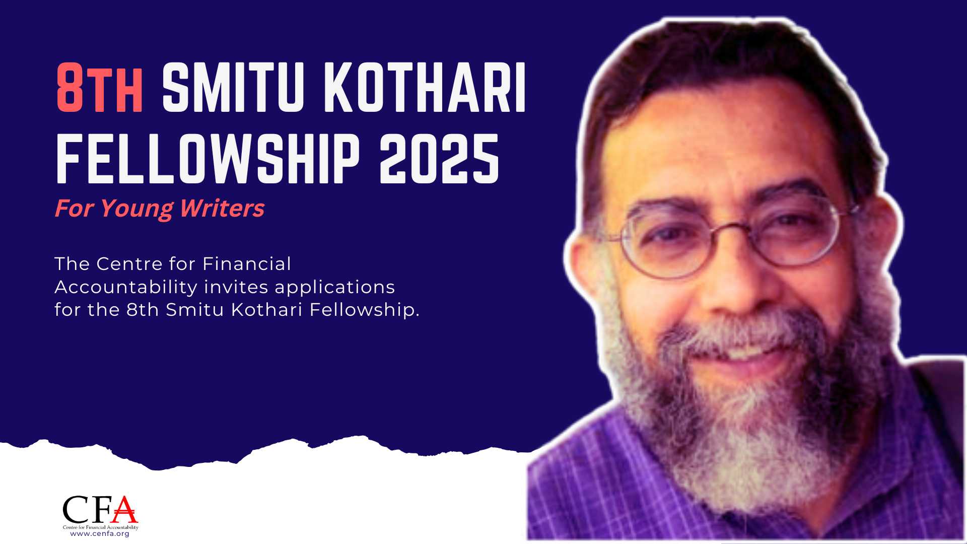 8th Smitu Kothari Fellowship 2025 Announcement