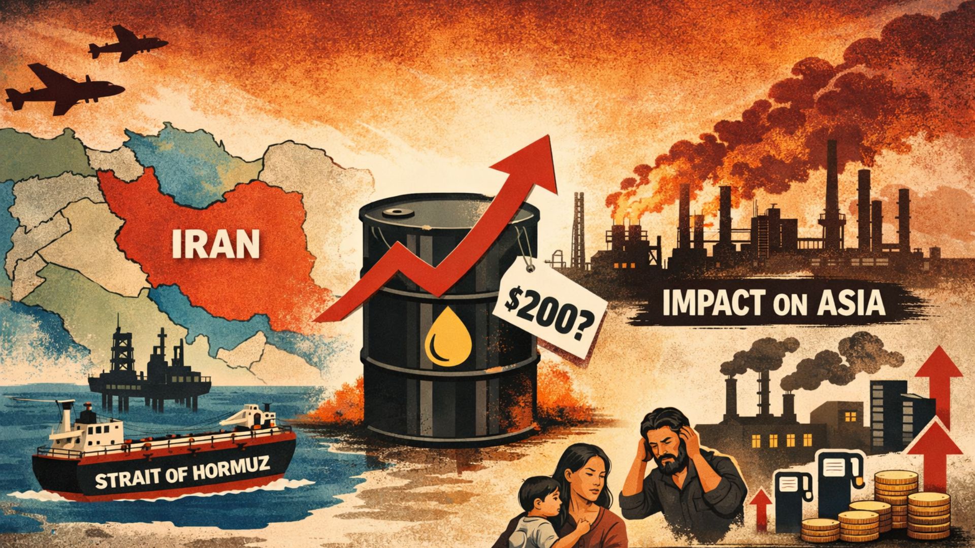 ईरान युद्ध से प्रभावित ऊर्जा जरूरतें