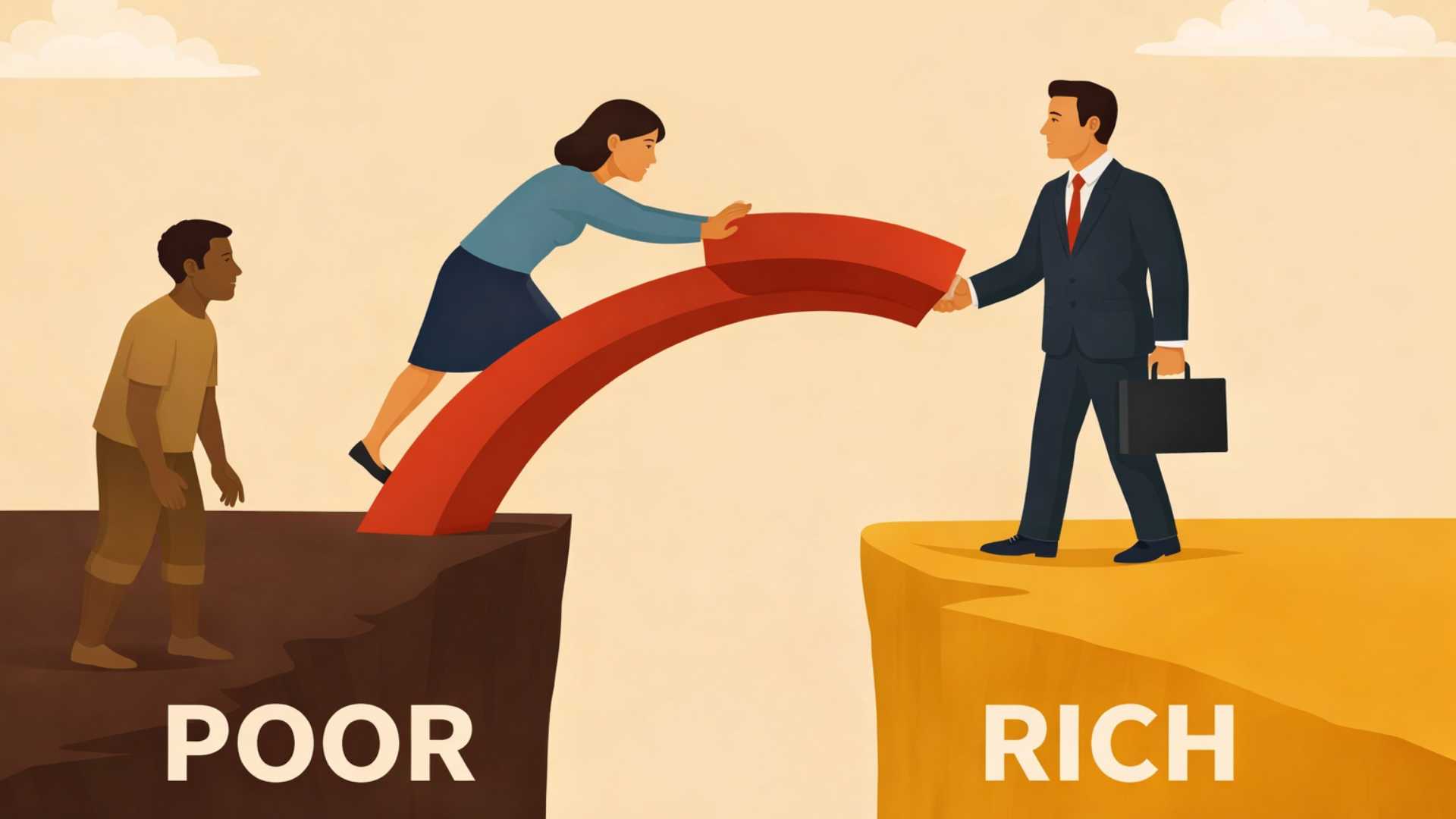 Imbalance of wealth in India: 1688 families have half of the total GDP, the poor are becoming poorer.