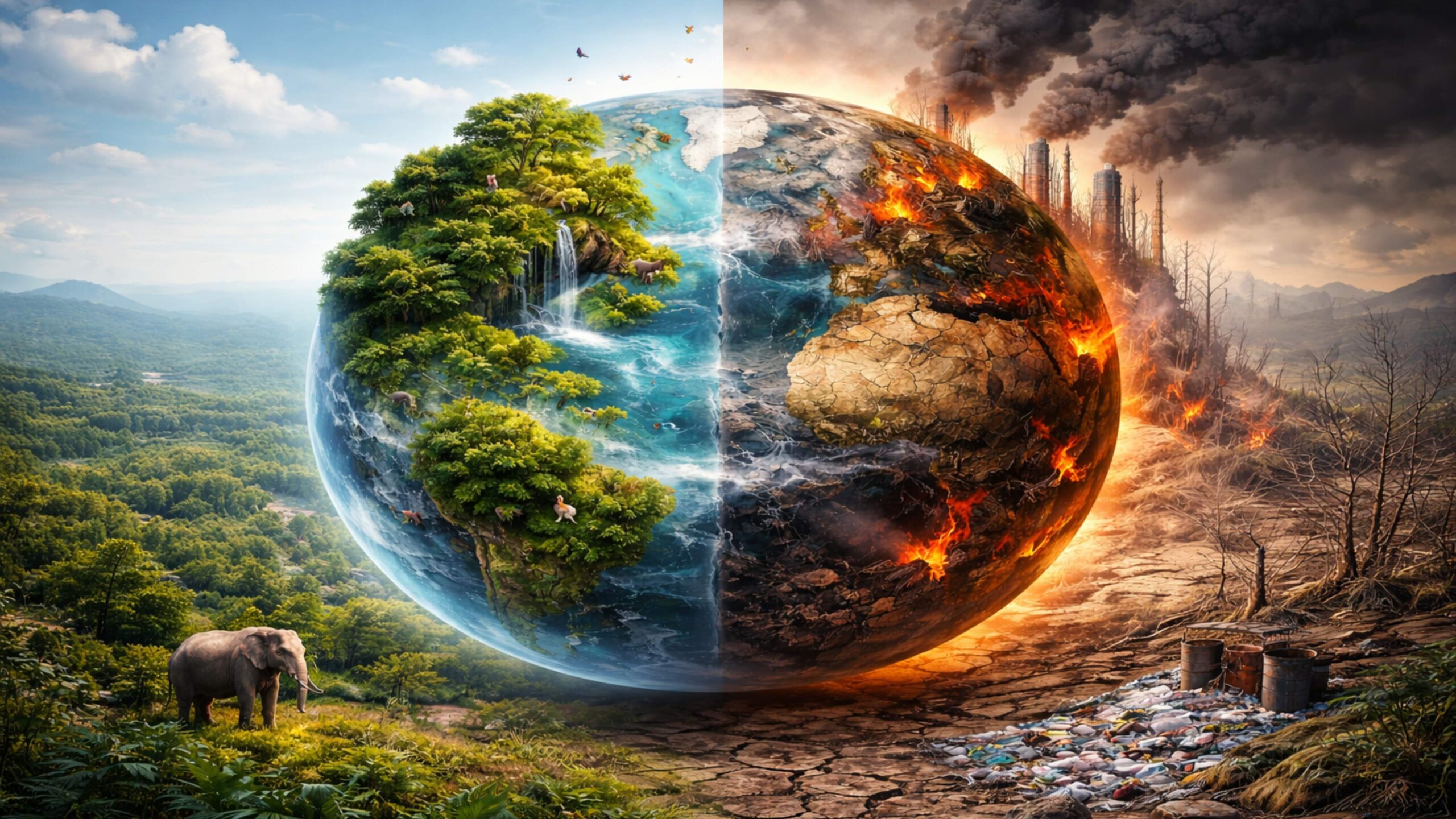 पृथ्वी का संकट: असंतुलित विकास और पारिस्थितिकी विनाश