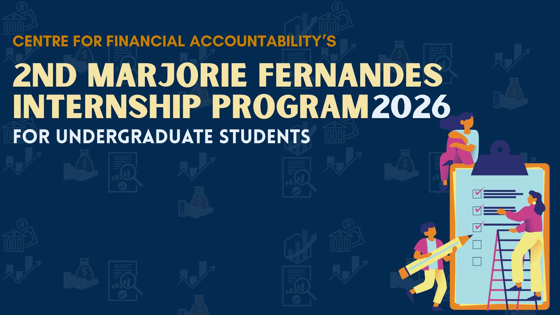 2nd Marjorie Fernandes Internship Program for Undergraduate Students (2026)